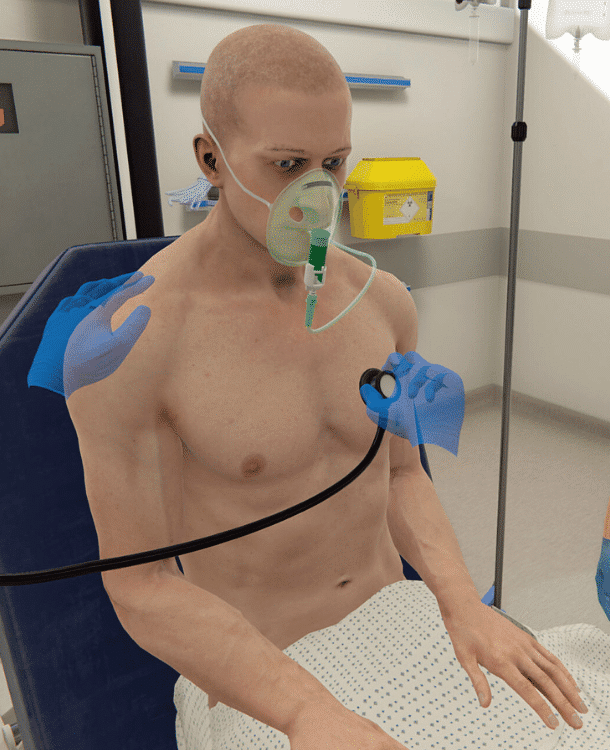 cardiac auscultation inpatient